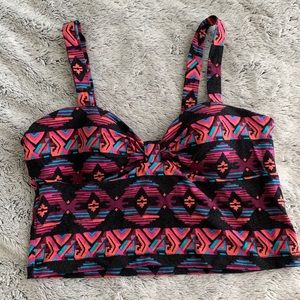 Patterned crop top